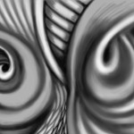 Digital painting: Swirls