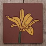 Engraving: Yellow Lily