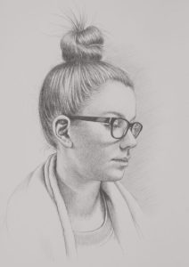 Drawing: Bun and Glasses